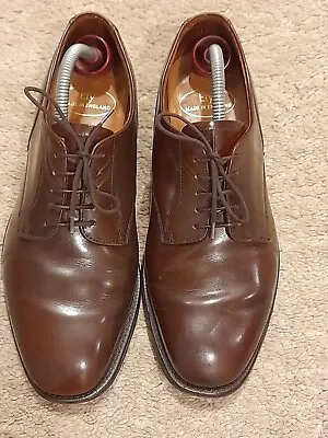 £18 • Buy Ely By Sanders Mens Brown Leather Shoes Uk 6.5 VINTAGE  Made In ENGLAND 