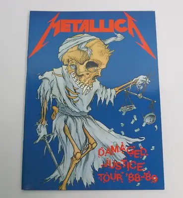 (S) Metallica Damaged Justice Tour 88-89 Program - New Old Stock • $15