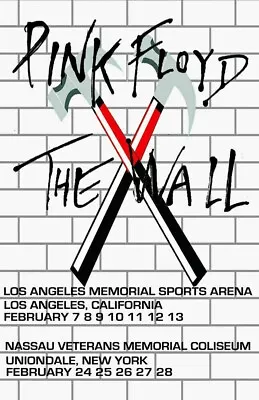 $22.99 • Buy PINK FLOYD Wall Concert POSTER HUGE 3x5 Ft Banner Tapestry NEW