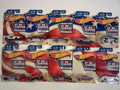 $3.99 • Buy 2020 Hot Wheels Stars & Stripes Series Plymouth Pontiac 10 Styles To Choose PICK