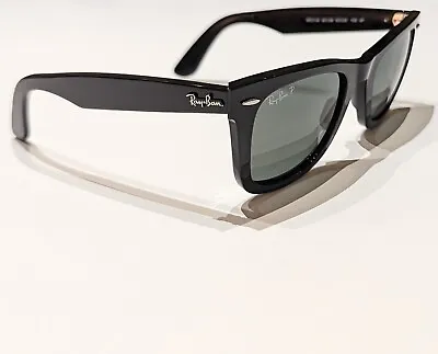 £33 • Buy Ray-Ban Genuine Glass Polarized Sunglasses Original Classic Black 50mm Wayfarer 