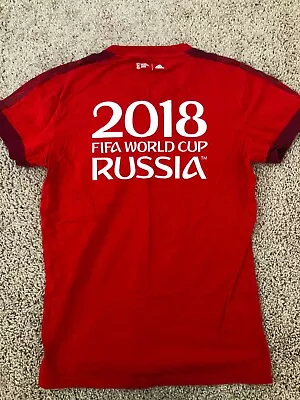 FIFA World Cup Russia 2018 Womens Shirt Collectible Adidas T-shirt Soccer Fan  • $29