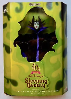 Maleficent 40th Anniversary Sleeping Beauty Great Villains Disney Doll 20990 • $199.99