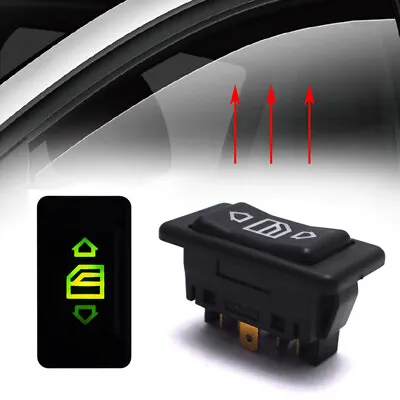 1pc Universal 6Pin 12/24V Car Electric Power Controller Window Switch Button Kit • $7.26