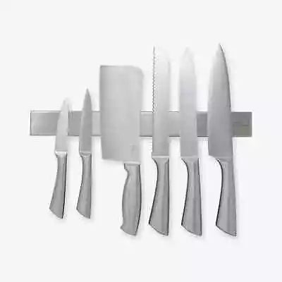 Stainless Steel Magnetic Knife Holder For Kitchen Wall Mounted Magnetic Storage • £7.98