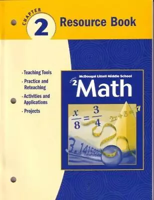 Mcdougal Littell Middle School Math Course 2: Resource • $24.49