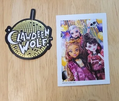 Monster High Clawdeen Monster Ball 2023 Cardboard Poster Group Photo • $4.99