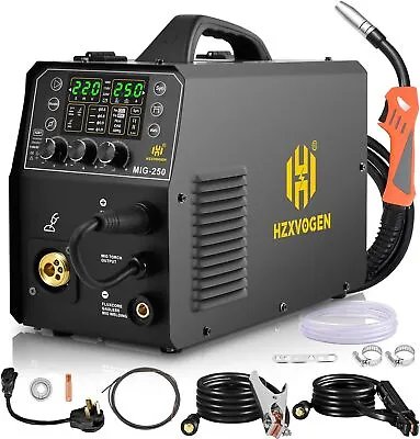 HZXVOGEN 110V/220V Mig Welders 200A IGBT Welding Machine TIG MMA Welder Inverter • $245.99