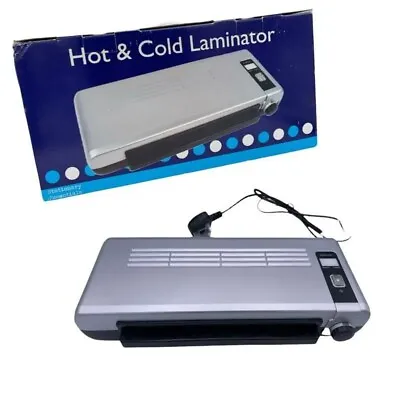 Hot & Cold Laminator 4 Rollers A4 Size School Office Home Stationary Portable  • £21.99