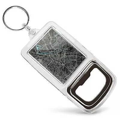 Acrylic Bottle Opener Keyring  - Manchester Urban Street Map  #3447 • £4.99