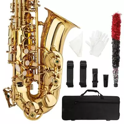 Ktaxon  Professional Alto Saxophone E Flat  Sax With Carrying Case • $143.99