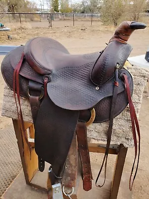 Vintage F M Stern Maker's Mark Roping Saddle Circa Early 1940's  • $499