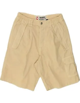 MURPHY & NYE Mens Cargo Shorts W30 Medium Beige Cotton AU70 • $16.03