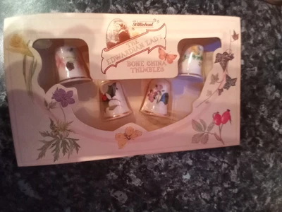 £3.99 • Buy Thimble Set The Edwardian Lady  Bone China