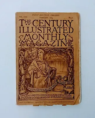 1885 Mark Twain ~ HUCKLEBERRY FINN 1st Appearance In Century Magazine Illust • $45