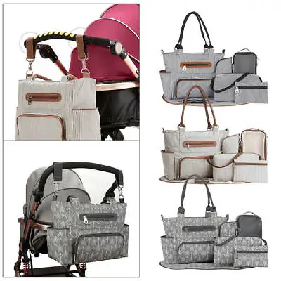 Multifunctional Mummy Bag Handbag Waterproof Fashion Printed For Pushchair • £35.59