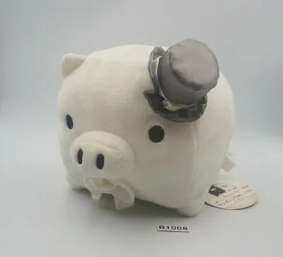 Monokuro Boo White Pig B1008 Hat San-x Plush 7  TAG Stuffed Toy Doll Japan • $15.28