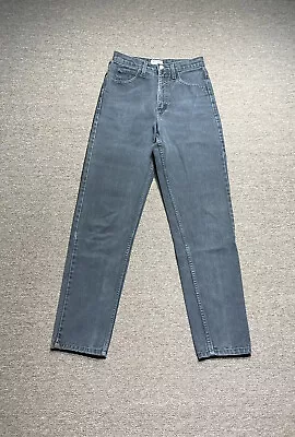 Vintage Guess Jeans Black Denim Tapered Leg Made In USA Mens Fits 26x30 Y2k VTG • $37.95