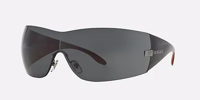 Versace VE 2054 Black Gunmetal/Grey (1001/87) Sunglasses • $169