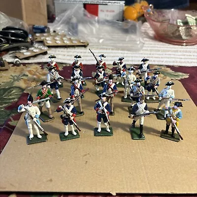 Lot Of 20 Vintage Painted Miniature Lead Soldiers • $25