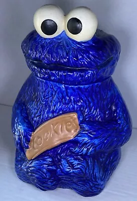 Muppets Inc Vintage Cookie Monster Cookie Jar Ceramic #970 Sesame Street 1970’s • $110