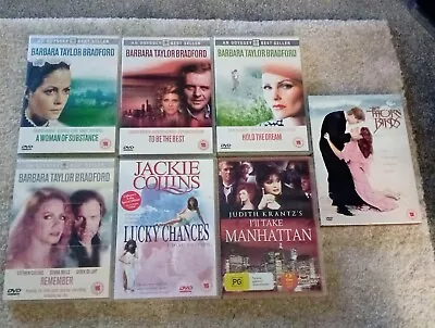 7x TV Mini-series DVD Joblot Thorn Birds Lucky Chances +5 • £0.99