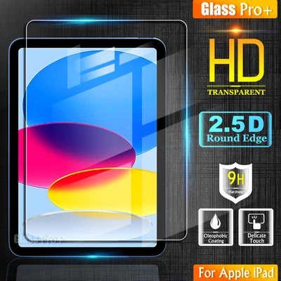 $11.99 • Buy IPad 9th 10th 8th 7th Gen Mini 1 2 3 4 5 6 Air Tempered Glass Screen Protector