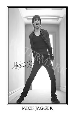 Mick Jagger Signed 12x18 Inch Photograph Poster Top Quality - The Rolling Stones • $28.95