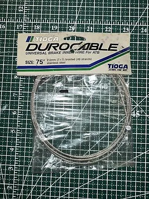 Tioga Durocable Universal Braided Brake Cable Inner Wire Stainless 2mm - ATB BMX • $12