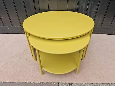 Habitat Nest Of 2 Circular Tables Used • £75