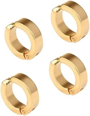 $11.99 • Buy One Piece Trafalgar Law Cosplay Earrings Titanium Steel Golden Clip Earring
