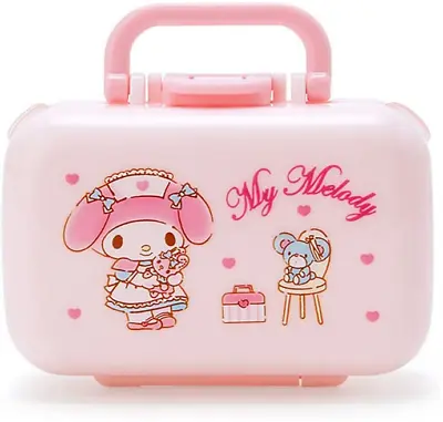 JAPAN Sanrio My Melody Pill Box Case Organizer Medicine Vitamin Candy Storage • $16.98