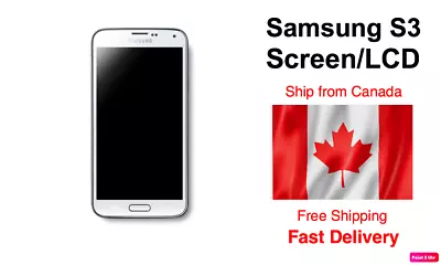  Samsung S3 - LCD Screen Touch Assembly Replacement Display Frame Housing • $10.86