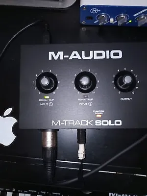 M-Audio M-Track Solo 2-Channel USB Interface Streaming And Podcasting • $40