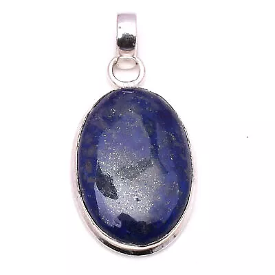 Lapis Lazuli Gemstone 925 Sterling Silver Jewelry Handmade Pendant 1.97  • $7.89