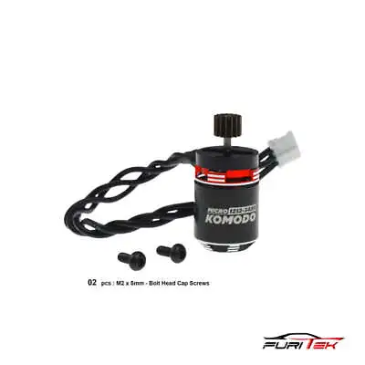 Furitek Micro Komodo 1212 3450Kv Brushless Motor W/15T Steel Pinion For FX118 • $34.99