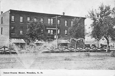 J57/ Mandan North Dakota RPPC Postcard C1910 Inter-Ocean Hotel 160 • $9.20