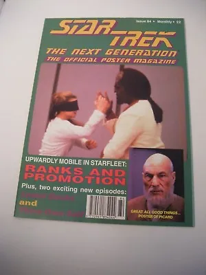 Star Trek Next Generation Official Poster Magazine # 84 - UK Mag • £3.99