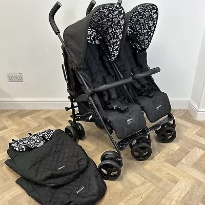 Cosatto Supa Dupa 3 Silhouette - Double Stroller Pushchair - RRP£299 • £250