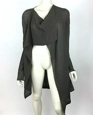 $279.58 • Buy Annette Gortz Sita 35010 Merino Wool Cardigan Boho Asymmetrical Women S NWT $520