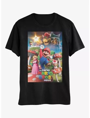 The Super Mario Bros. Movie Poster T-Shirt 2Xl Nintendo + Illumination • $15