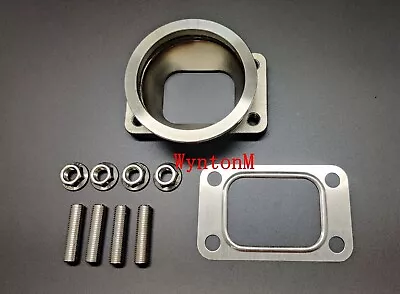 $38.75 • Buy T3 Inlet To 3  V Band Stainless Steel Weld On Relocate Flange + GSK+ Stud