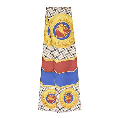 Burberry London Unisex Multi-Color Silk Quilted Scarf • $249.99
