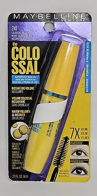 MAYBELLINE THE COLOSSAL MASCARA #241 CLASSIC BLACK  .27 FL OZ/8 Ml - NEW  • $7.40