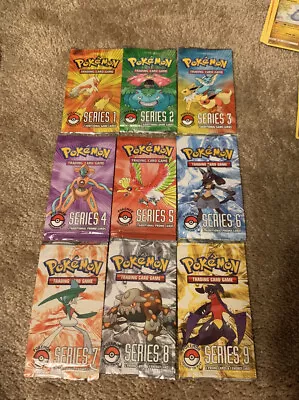 $1500 • Buy Complete Pokémon Sealed Pop Series Booster Packs 1-9!