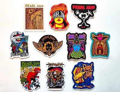 Pearl Jam Vinyl Sticker Lot (10 Stickers) Nirvana Stone Temple Pilot Soundgarden • $12.99