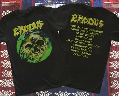 Exodus Vintage T-Shirt 80's Tour 1989 Fabulous Disaster Thrash Metal Tee For Fan • $25.99