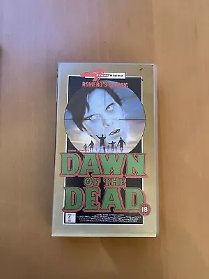 Dawn Of The Dead (VHS) 1978 George A. Romero Cult Horror Classic Zombie Movie • £10
