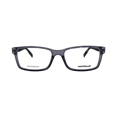 Montblanc MB0066O Gray / Black Men's Eyeglasses Frames 56mm 18mm 145mm - 003 • $120