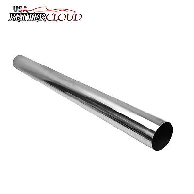 $33.99 • Buy OD 3  4 FT Long Straight Exhaust Piping Tubing Tube Pipe Stainless Steel